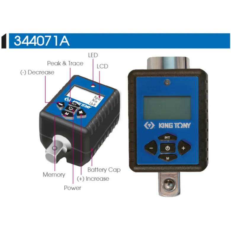 Adaptateur De Couple Electronique 3/4" 200-1000Nm King Tony - 346071A