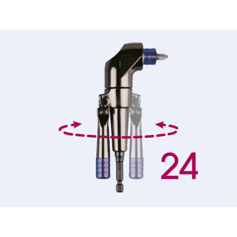 Adaptateur à Renvoi d'Angle 1/4" pour Visseuse King Tony - 759140