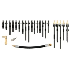 Adaptateurs pour compressiomètre et testeur d'étanchéité de cylindre 23pcs KS TOOLS 150.1775