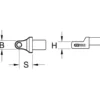 Adaptateurs pour embouts 5/16" 14x18mm KS TOOLS 516.2020