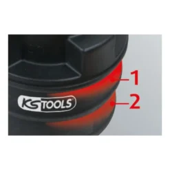 Adaptateur étagé de test de pression de suralimentation de turbo, 85x90 mm KS Tools - 150.2526