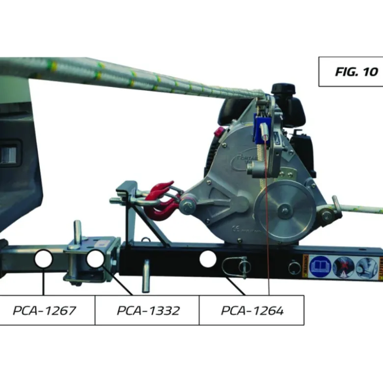 Ancrage pivotant pour supports de tire verticale Portable Winch - PCA-1332