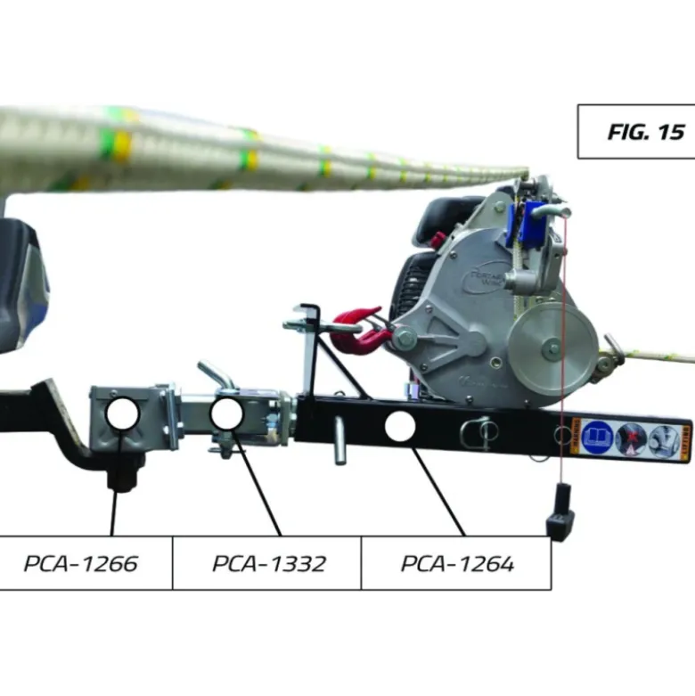 Ancrage pivotant pour supports de tire verticale Portable Winch - PCA-1332