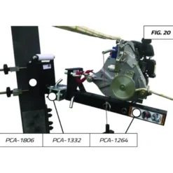 Ancrage pivotant pour supports de tire verticale Portable Winch - PCA-1332