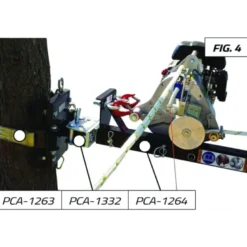 Ancrage pivotant pour supports de tire verticale Portable Winch - PCA-1332