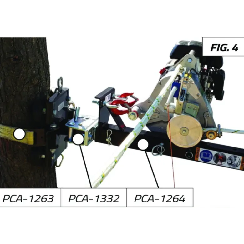 Ancrage pivotant pour supports de tire verticale Portable Winch - PCA-1332