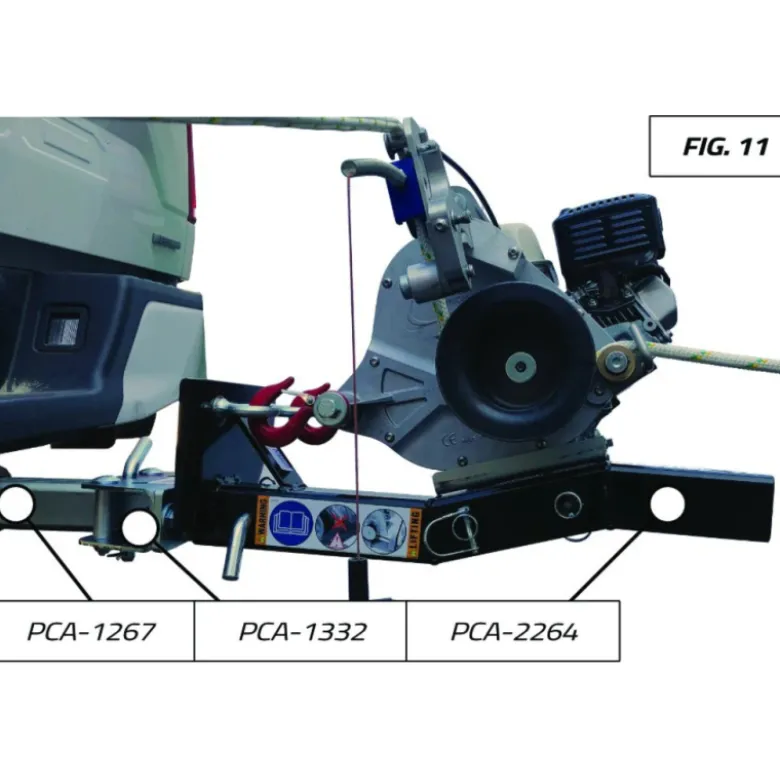Ancrage pivotant pour supports de tire verticale Portable Winch - PCA-1332