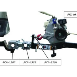 Ancrage pivotant pour supports de tire verticale Portable Winch - PCA-1332