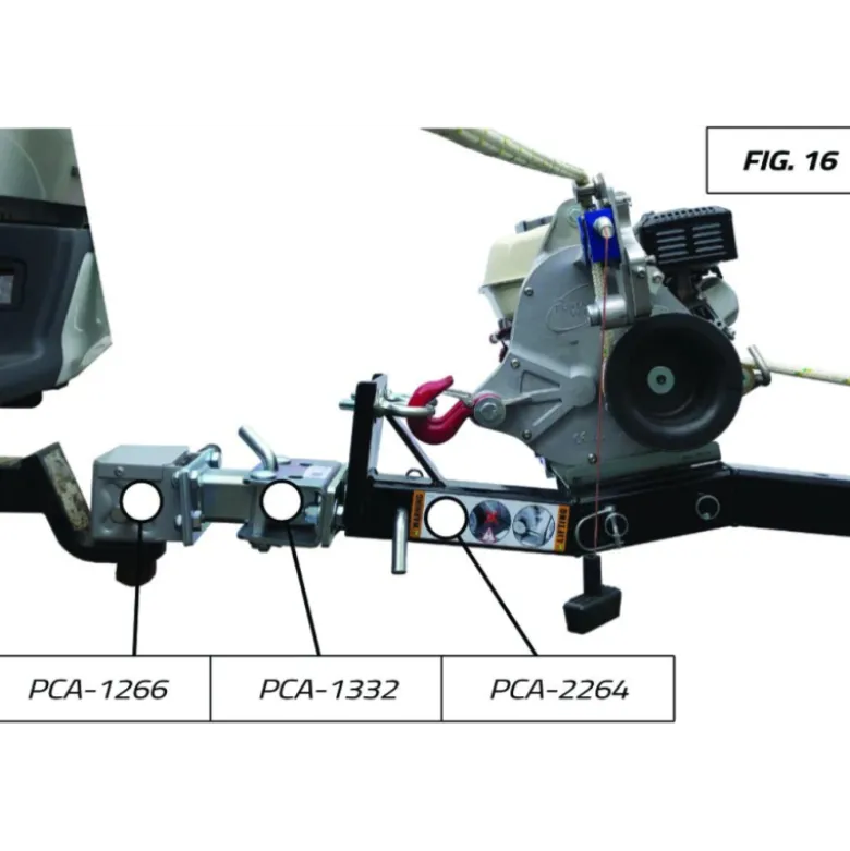 Ancrage pivotant pour supports de tire verticale Portable Winch - PCA-1332