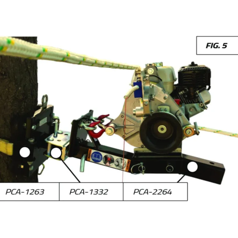 Ancrage pivotant pour supports de tire verticale Portable Winch - PCA-1332
