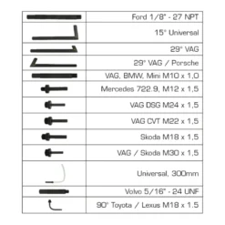 Appareil de remplissage d’huile de boîte de vitesse avec adaptateur BRILLIANT TOOLS - BT621000