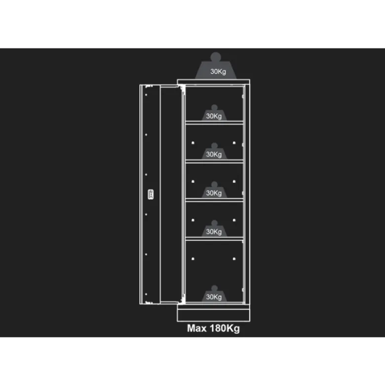 Armoire 1 Porte King Tony - 87D1102AKB
