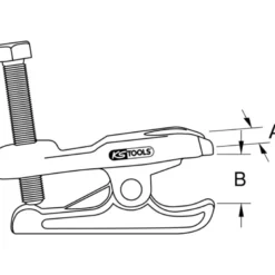 Arrache rotules universel mécanique KS TOOLS 450.0051