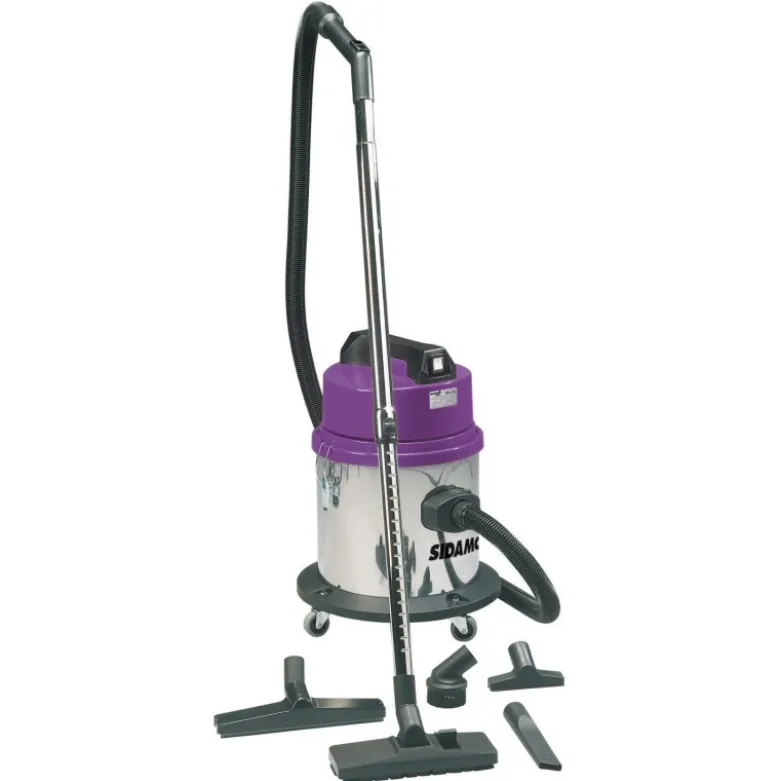 Aspirateur sans sac Pro cuve inox MC16I Eau et Poussières SIDAMO 20403004