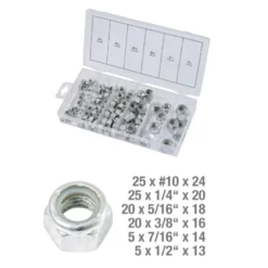 Assortiment d'écrous autobloquants UNC KS TOOLS 970.0480