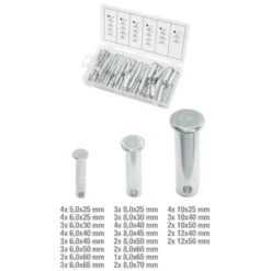 Assortiment d'écrous de sécurité 60 pièces KS TOOLS 970.0210