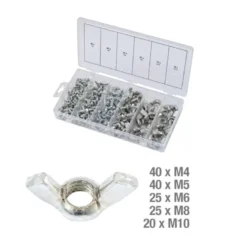 Assortiment d'écrous papillon 150 pièces KS TOOLS 970.0470
