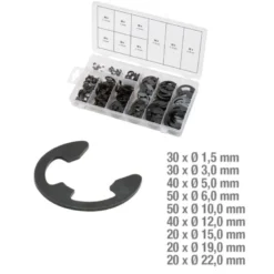 Assortiment de circlip de type E 300 pièces KS TOOLS 970.0110