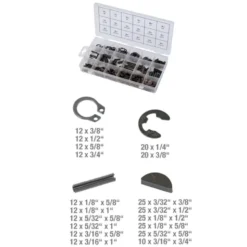 Assortiment de clavettes, circlips et goupilles 295 pièces KS TOOLS 970.0520