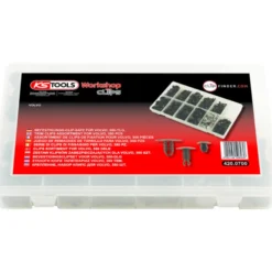 Assortiment de clips de fixation - Volvo 350 pièces KS TOOLS 420.0700