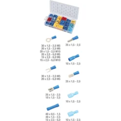 Assortiment de cosses 360 pièces KS TOOLS 970.0300