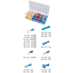 Assortiment de cosses 160 pièces KS TOOLS 970.0290