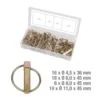Assortiment de goupilles clips 50 pièces KS TOOLS 970.0550