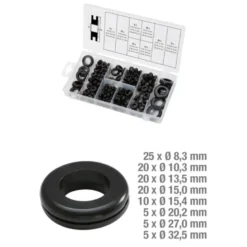 Assortiment de passes fils 8.3 - 32.5 mm 110 pcs KS TOOLS 970.0050