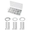 Assortiment de rondelles et de rondelles dentées 720 pièces KS TOOLS 970.0240
