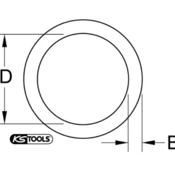 Bague pour douilles à chocs 3/4" KS TOOLS 515.1382