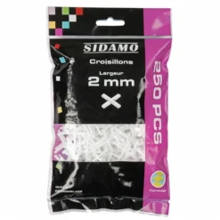 Blister de croisillons de 2mm 250 / 1000 pièces SIDAMO