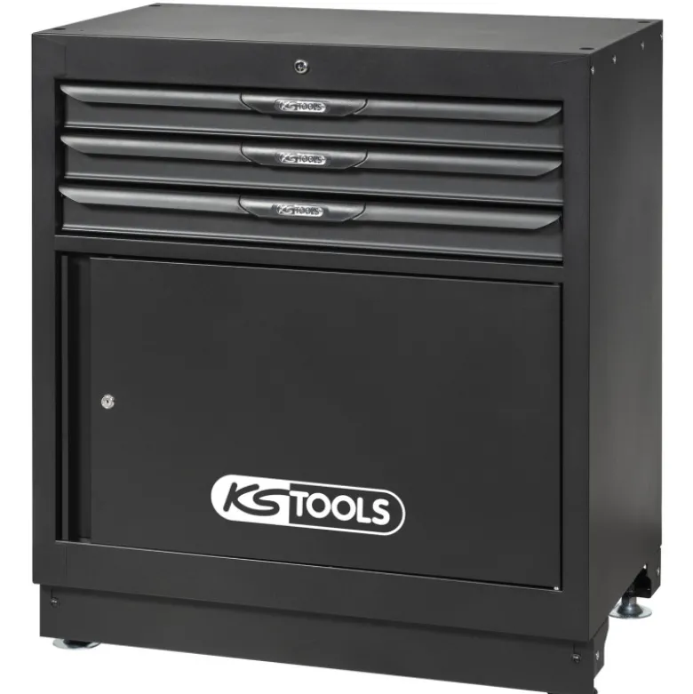 Bloc 3 tiroirs + porte 34'' Ks Tools 810.8004