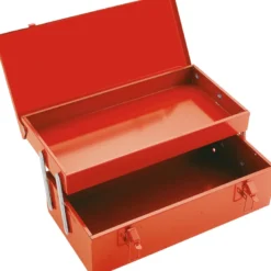 Boite A Outils Metallique Vide - 2 Cases - L 405 Mm SAM Outillage - SAM-591-PBV
