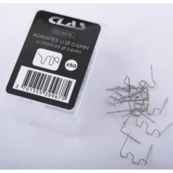 Boite de 50 agrafes u ø 0.6 mm CLAS CO 6076