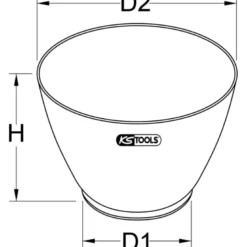 Bol de plâtrier - 0,75 L KS TOOLS 999.2034