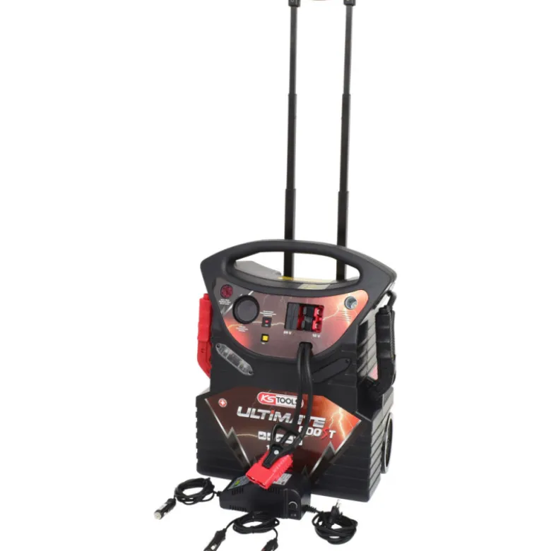 Booster à batterie 12V/24V 6200 / 3100 A PL à trolley KS TOOLS 550.1825
