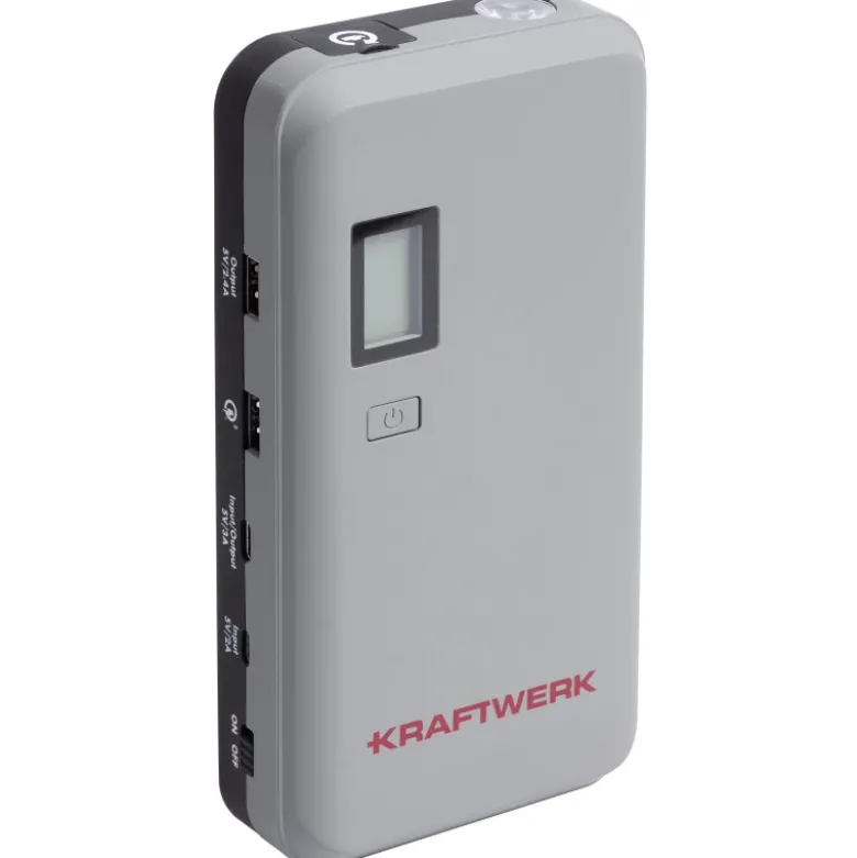 BOOSTER DE DÉMARRAGE + POWERBANK 12V, 500CA - 1000PA, 55.5WH KRAFTWERK 506.000.100