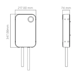 Borne de recharge 11kw cable 6m t2s CLAS OE 2047