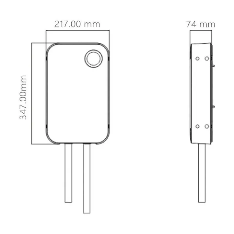 Borne de recharge 11kw cable 6m t2s CLAS OE 2047