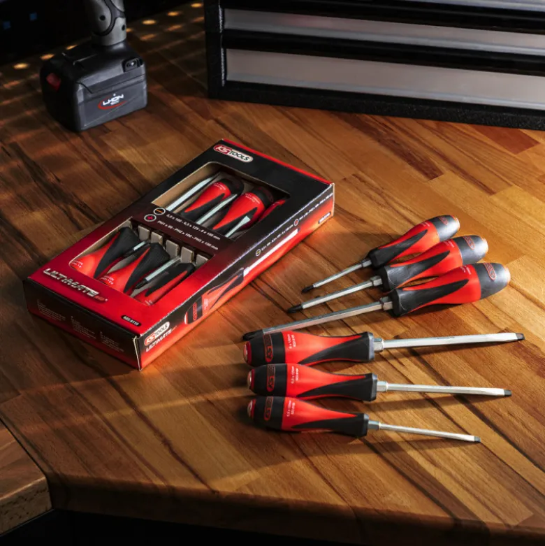 Boîte de 6 tournevis ULTIMATEmax, 3,5 à 8 mm - PH1 à PH3 KS TOOLS 922.6110
