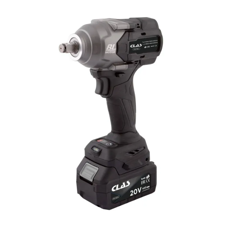 Boulonneuse 1/2" 1080nm 20v brushless + 2 batteries 4ah + chargeur CLAS PW 1080