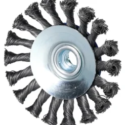 Brosse acier torsadé 100mm en M14 x 20mm BRILLIANT TOOLS - BT103101