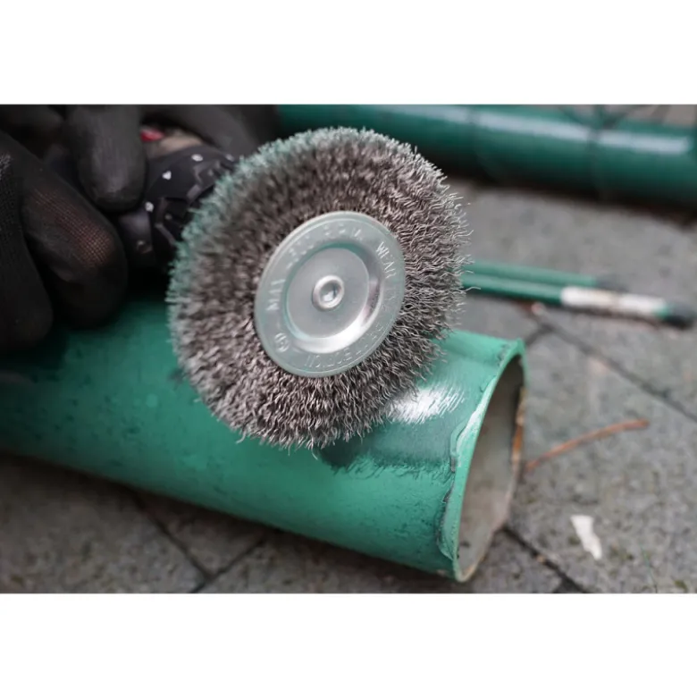 Brosse circulaire 100mm queue de serrage 6mm BRILLIANT TOOLS - BT103108