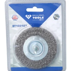 Brosse circulaire 75mm queue de serrage 6mm BRILLIANT TOOLS - BT103107
