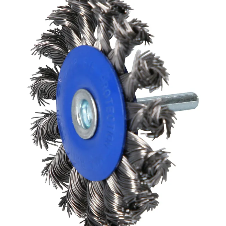 Brosse circulaire 75mm queue de serrage 6mm BRILLIANT TOOLS - BT103109