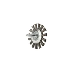 Brosse Circulaire Torsadee Diametre 70 Sur Tige SAM Outillage - 19643