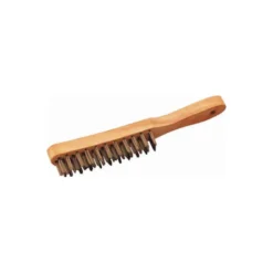 Brosse Metallique 4 Rangs Manche Bois SAM Outillage - 912-B2