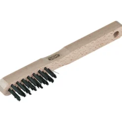 Brosse Metallique 3 Rangs Manche Bois SAM Outillage - 912