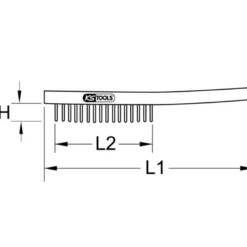 Brosse Métallique INOX KS TOOLS 201.2311