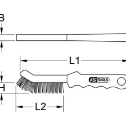 Brosse pour étrier de frein Inox KS TOOLS 201.2321